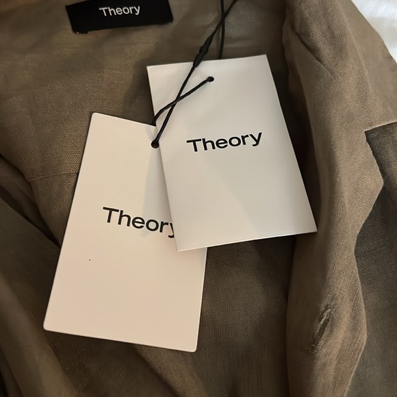 NWT Theory DAZE Linen Shirt Wasabi
Precise Linen . Sz M - Picture 4 of 7